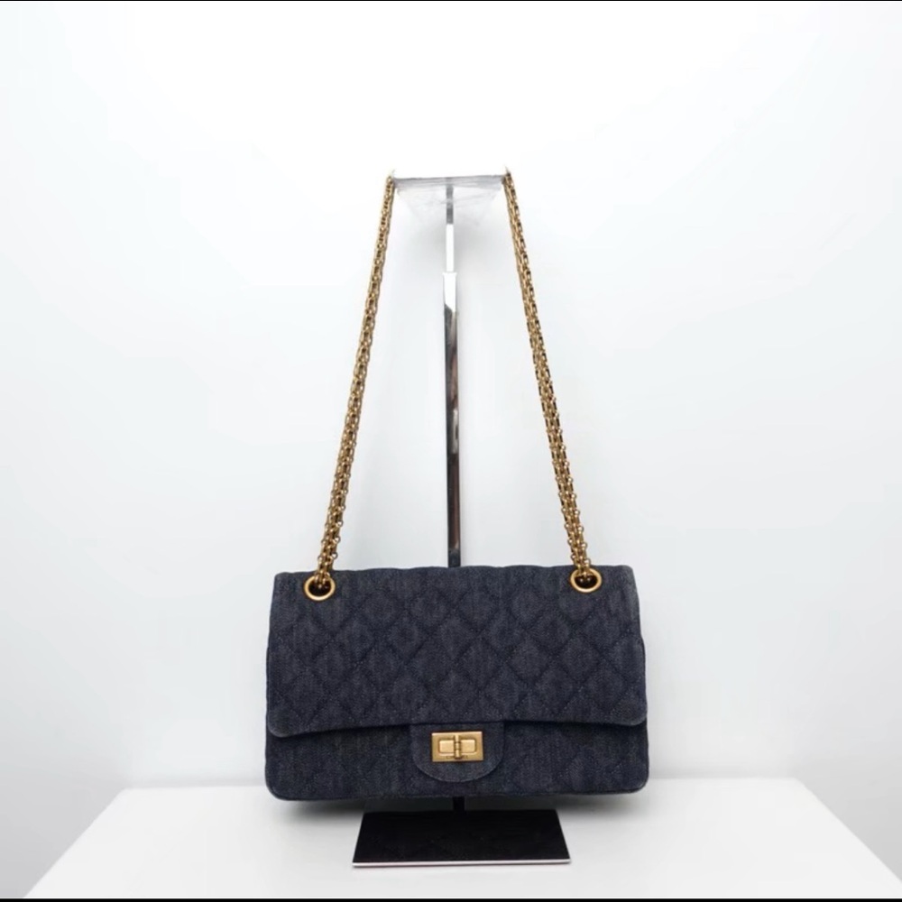 Chanel 2.55 reissue small denim bag